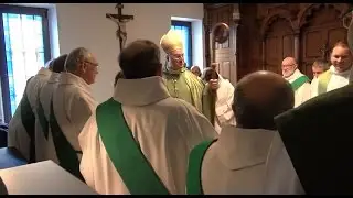 Les diacres du dioc&egrave;se autour de Mgr Lagleize