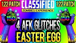 BO4 Zombie Glitches: 4 Solo AFK Glitches For Classified 150 Easter Egg - Black Ops 4 Zombie Glitches