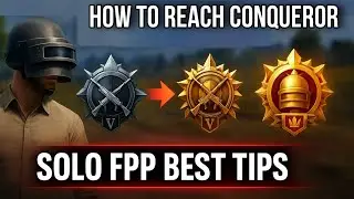 How To Reach Conqueror In Solo Fpp ✅ | Solo Fpp Rank Push Tips | Solo Fpp Conqueror Tips C9S25