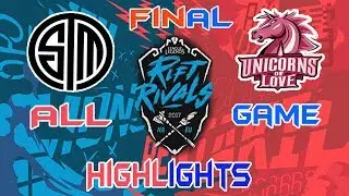 TSM vs UOL All Highlights | Rift Rivals NA vs EU 2017 Finals