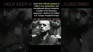 Nazis GASPED at War Declaration &mdash; Then America 
