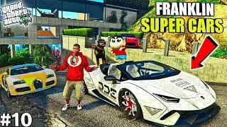 GTA 5 : Franklin Modification Super Cars For Garage With Shinchan & Chop in GTA 5 ! (GTA 5 mods)