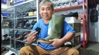 Cara Menambal Sepatu Boot, How to Patch a Boot