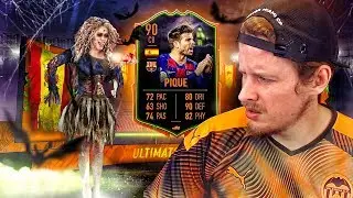 CAN HE PLAY STRIKER?! 90 ULTIMATE SCREAM PIQUE PLAYER REVIEW! FIFA 20 Ultimate Team