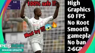 Updated Lag Fix File Config of PES 2021 Mobile | High 60 FPS