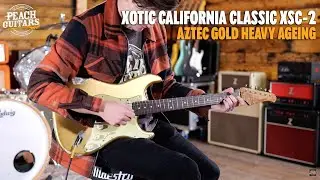 No Talking...Just Tones | Xotic California Classic XSC-2 - Aztec Gold Heavy Ageing