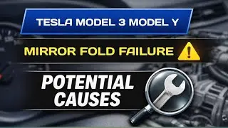 Механизм складывания боковых зеркал в Tesla Model 3/Model Y вышел из строя &ndash; вероятные причины об...