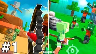 Craft Blocky Archer #1 - Gameplay Walkthrough Craft Archer Blocky Bastion (Android,iOS)