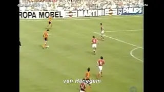 Netherlands vs Bulgaria, pass van Hanegem, shot Cruyff #WorldCup74