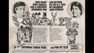 ABC Saturday Cartoon Lineup with commercials and bumpers 1985