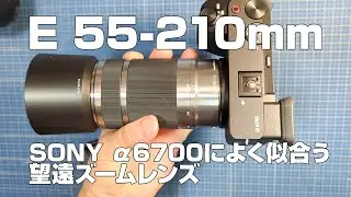 【望遠ズームレンズ】&alpha;6700によく似合うSONY E 55-210mm F4.5-6.3 OSS