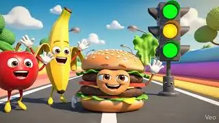 🚦 Food Traffic Signal &ndash; Kids Healthy Eating Video 🍎🍔🥤