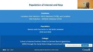 CRDCN-StatCan Open Mic Data series &ndash; Mother Centric Linkages