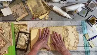 Woodland Christmas Altered File Folder Folio Part 2