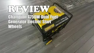 Champion 4750-Watt Dual Fuel Portable Generator Review: Electric Start & Wheel Kit 2025