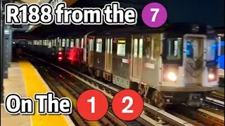 ⁴ᴷ⁶⁰ R188 Transfer on the 1 and 2 Lines heading to 240th Street Yard!