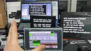 How to control through RS-232C comm. connected between the M2I HMI(XTOP) and LSIS PLC(XBC-DR32H)