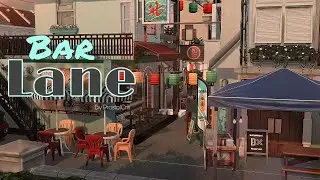 Tomarang Bar Alley | The Sims 4 Building | No CC