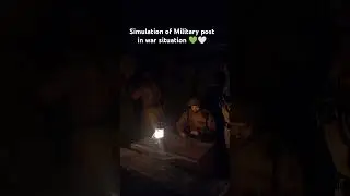 Simulation of Military post in war situation. 💚🤍 #viralvideo #pakistan #onenationonelove #explore