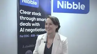 Nibble's CEO and Founder Rosie Bailey at eCommerce Expo