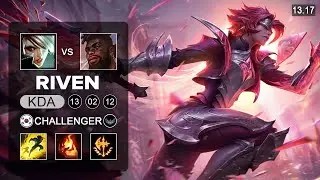 Azhy Riven vs K'sante Top - KR Challenger - Patch 13.17 Season 13