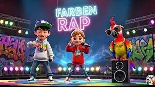 🎨 Farben Rap – Almanca Renkleri Öğren | Deutsch mit Gogo 🦜 |Gogo & Ali & Anna ile Eğlenceli Almanca