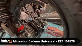 101879 ALINEADOR DE CADENA UNIVERSAL | Ajuste preciso para motos y bicicletas