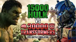 Hulk Army vs Transformers
