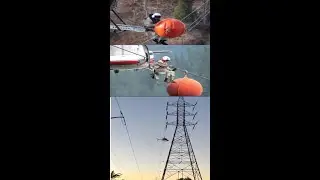 Aerial visibility marker balls