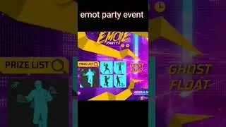 Emote Party Event Free Fire | 1 Spin Trick | Free Fire New Event | FF New Event #shorts - Garena FF