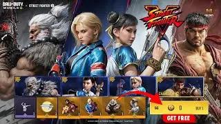 FREE Character & Emotes 😱 | Street Fighter x COD Mobile #callofduty #streetfighter #cod #cp #draw 