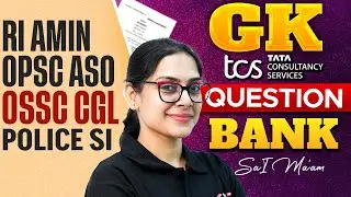 OPSC ASO, OSSC CGL, Odisha SI 2025 | GK Question | PYQs by Sai Ma'am