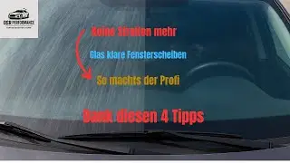 Autoscheiben putzen wie ein Profi, garantiert ohne Streifen! | DSR-PERFORMANCE 