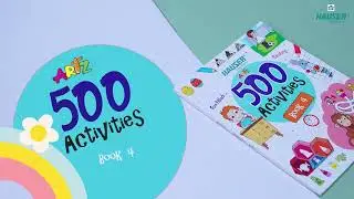 Hauser 500 Activities Book Kit | Fun Learning & Creative Play for Kids | All-in-One Activity Kit