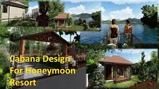 Cabana Design for a Lakeside Hotel (ArchiCAD + Lumion Combination)