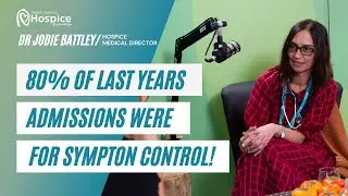 80% of our admissions last year were for symptom control
