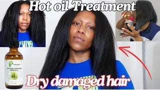Hot oil Treatment for Dry damage Hair your hair will love