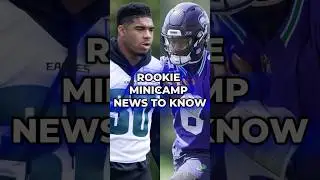 Rookie Minicamp News You Need To Know #nfl #nfldraft #shorts