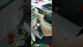 Automatic cable wire folding labeling machine sticker labeling equipment