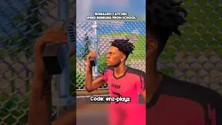 RONALDO CATCHES ISHOWSPEED DITCHING SCHOOL 😭🥀 #fortnite #fortniteclips #shorts