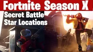 Fortnite Season X Week 1 and 2 Hidden Battle Star Locations