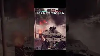 Tank Players in BF6 🤣 #shorts #gaming #battlefield #fyp
