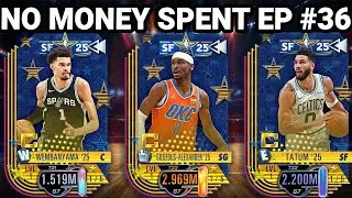 NBA 2K Mobile No Money Spent Ep 36 - NBA ALL-STAR 2025 WEMBY, TATUM & SHAI !
