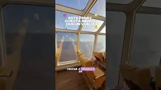 El ferry MAS RAPIDO DEL MUNDO ✈️😱 #uruguay #montevideo #buenosaires