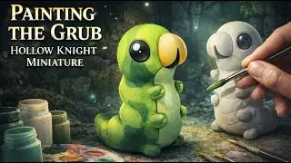 Hollow Knight Grub Miniature &ndash; Step by Step Cell Shading Paint