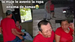 Dios mio la mujer entro adentro solo ir asacar todo su ropa y selo avento😭💔