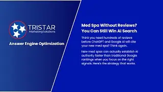 New Med Spa Without Reviews? You Can Still Win AI Search | AEO for Startups