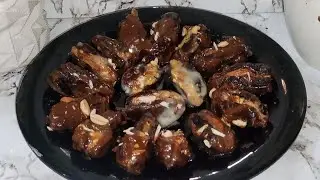 Easy Stuffed Dates (khajoor)✨ | Ramadan special | must try once | chocolaty & Delicious ❤️ #dates