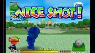 Mario Golf -Toad Highlands Hole 1- a 357y pinshot eagle