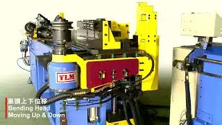 Automatic Pipe Bending Machine CNC38MS RAE 9A+SF025+YR020